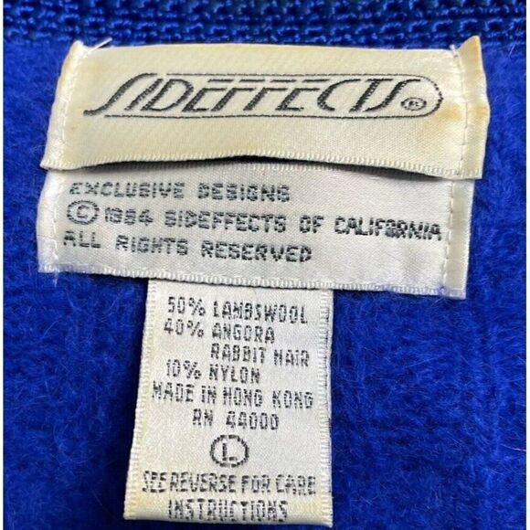 Blue Women's Cardigan Sweater - Picture 4 of 5